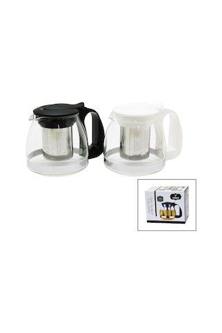 Cam Demlik 700ml Bx40 Açık Krem