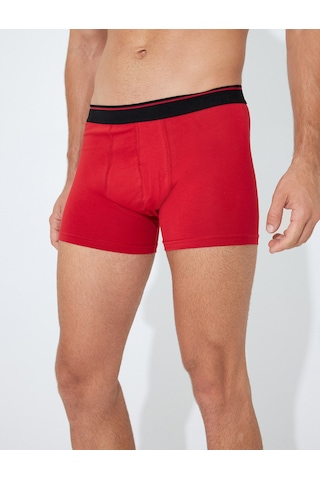 Koton 3'lü Boxer Seti Kuru Kafa Baskılı Çok Renkli Pamuklu Bordo 5wlm90039mk Bordo