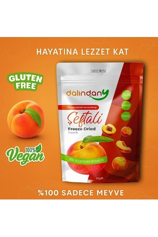 Freeze Dried Şeftali Dilimleri 10'lu Paket 20 G 20 G