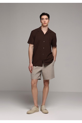 Colin's Colins Relaxed Fit Orta Bel Düz Erkek Bej Şort Cl1078482 Q1.v1 Beı
