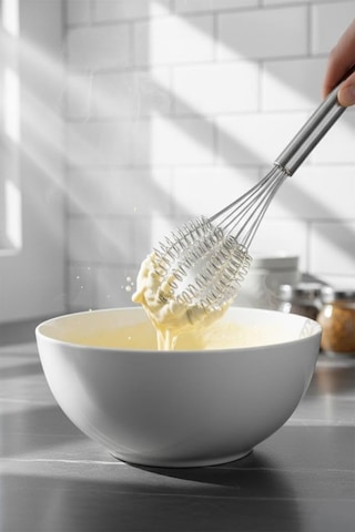 Mien Metal Çırpıcı Seti Pasta Kek Çırpma Teli Tırtıklı Model Diğer