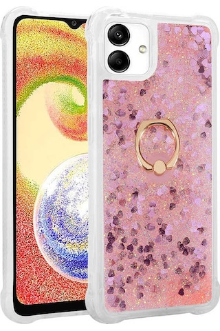 Zore Galaxy Uyumlu A04 Kılıf Milce Kapak - Pembe Pembe