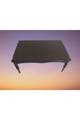 Orta Sehpa Demonte Klasik Model Kayın Retro Ayak Parlak Ceviz Renk Nature El Yapım
