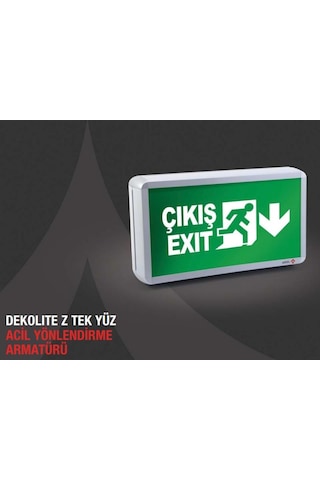 Arsel Dekolite Z Serisi Ae-3213-L Acil Çıkış Yönlendirme Armatür