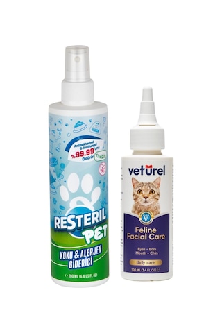 Kedi Koku Giderici Köpek Çiş Spreyi Kedi Kum Koku Giderici Kedi Kumu Koku Giderici Set