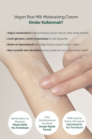 Pirinç Sütü İçerikli, Besleyici Ve Nemlendirici Yüz Temizleyici Goodal Vegan Rice Milk Mask Cleanser