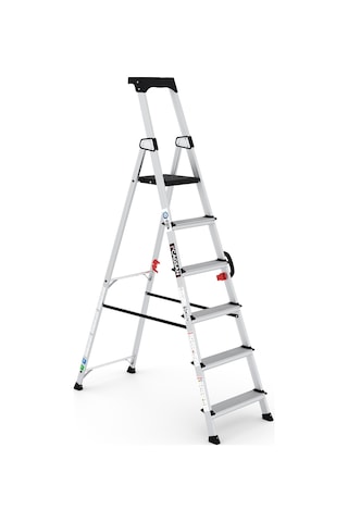 Çağsan HA105 5+1 Basamaklı Hazar Alüminyum Merdiven