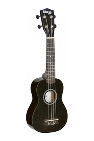 Stagg Us-nıght (soprano Ukulele Black+bag)