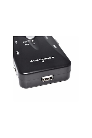 Triline 4 Port Usb Kvm Switch 4Pc Tek Monitör Kontrol