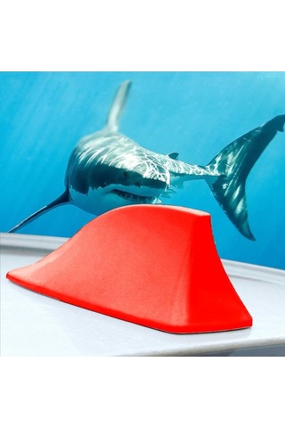 Trendooze Homyl Köpekbalığı Yüzgeci Kırmızı - Çoğu Sedan/suv İçin