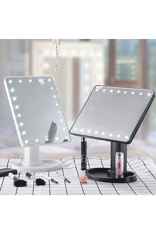 16 Led Işıklı Makyaj Aynası Beyaz