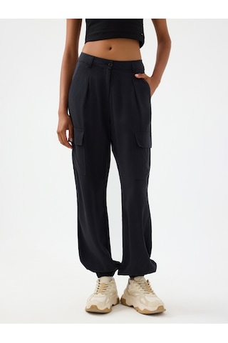 Jogger Fit Kadın Pantolon Siyah