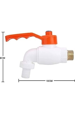 Yapıtaşı Yt177 Küresel Kollu Plastik Bahçe Musluğu 1/2x20mm
