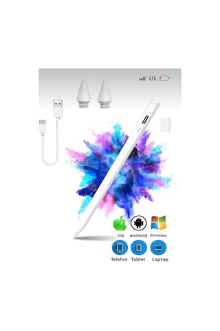 Tüm Dokunmatik Cihazlara -ios/android/windows Uyumlu Tablet Ipad Yazı Çizim Kalemi
