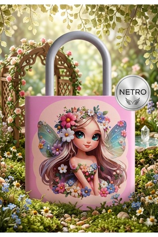 Kilit Şeklinde Dev Boy Kumbara 26x17 Cm Hediyelik Metal Kumbara Kapaklı Kolay Açılabilir Model 2 Li Tavşan Açık Pembe