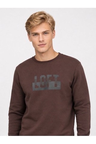 Loft Regular Fit Erkek Sweatshirt Lf2041178 Q1.v1 Kahverengi