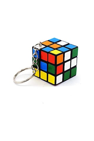 Mini Rubik Küp, Nostaljik Zeka Oyuncağı, Anahtarlık Boyutunda