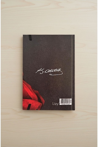 Atatürk Tarihsiz Ajanda Kuşe Kapak Bordo 1 Adet Atatürk Modalist Çizgili Defter Lastikli 14x20 Cm Günlük Planlayıcı