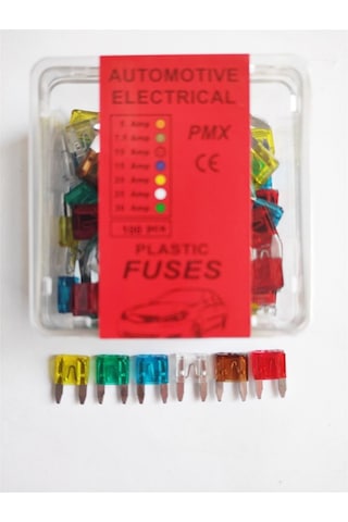 Replax Karışık 7,5 10 15 20 2530 Mini Yassı Bıçak Japon Sigorta 100 Adet