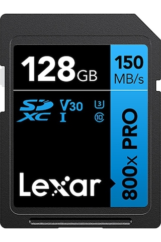 Sones Lexar Sd-800x Pro Yüksek Hızlı Sd Kart Slr Kamera Hafıza Kartı, Kapasite: 128 Gb