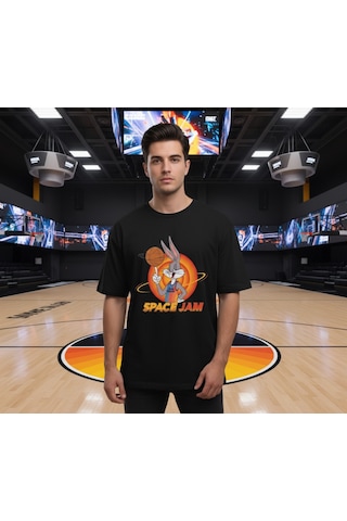 Orbit Dunker Oversize Unisex T-shirt Siyah