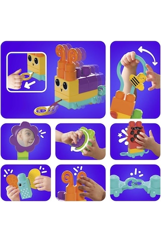 Mega Bloks® Hareketli Duyusal Gelişim Tırtılı HKN44