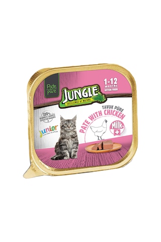 100 Gr Püre Kedi Maması Yavru Sütlü & Tavuklu - 12'li