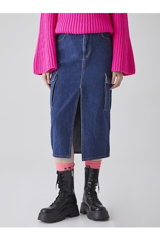 Ltb Arıella Etek 010096110115528 54679 Koyu Mavı Koyu Mavi