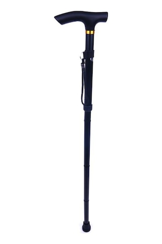 Watton Wt-008 Katlanabilir Dağcı Yürüyüş Bastonu 90cm Baton Siyah