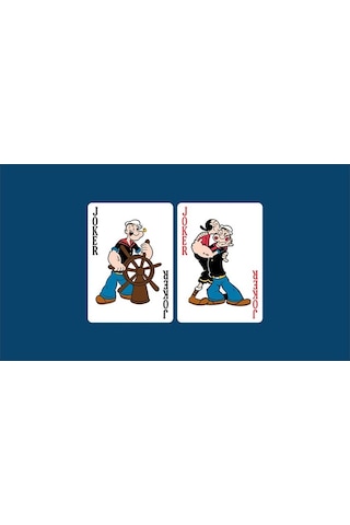 Bicycle Popeye The Sailor Man Temel Reis Premium Oyun Kağıdı Koleksiyonluk İskambil Kartları