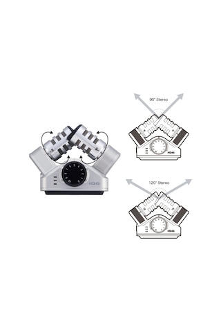 Zoom Iq6 Stereo Kayıt Mikrofonu Iphone/Ipad/Ipod Uyumlu