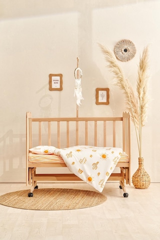 Soley Boho Bebek Nevresim Takımı 100x150 Cm Kiremit