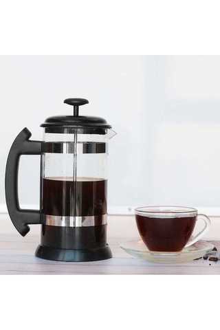 Dancemonkey Paslanmaz Çelik Fransız Presi - 1000ml Cam Demlik Kolay Kahve/çay Diğer