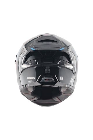 Axor Brutale Kryptıc Full Face Kapalı Kask Parlak Mavi - Siyah