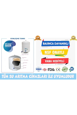 Sulook Su Arıtma Tankı 12 L Tank 3.2 Galon