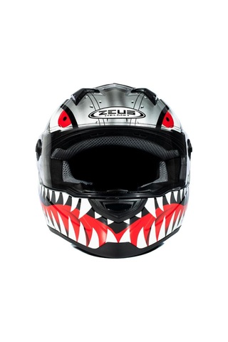 Zeus Zs-811a Al-38 Slv Black Motosiklet Kaskı