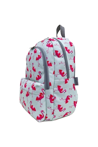 Superbag Kız Çocuk Ilkokul Çantası Flamingo Desenli Sırt Çantası Beslenmelik Ve Kalemlik 3'lü Set