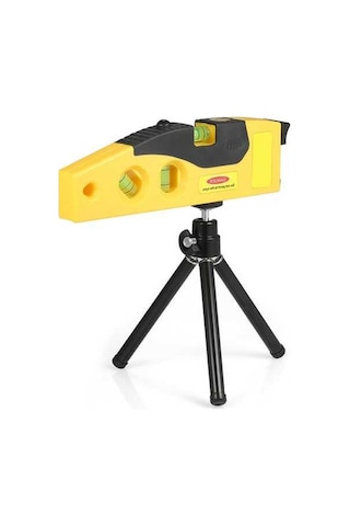 Pazly Vida Seviye Sarı Renkli Pil Nokta Modu, Malzeme Lazer İnç İle Deliği, Çizgi, Çapraz Aleti, Abs 5m 30m 2xaaa 1/4 Sw