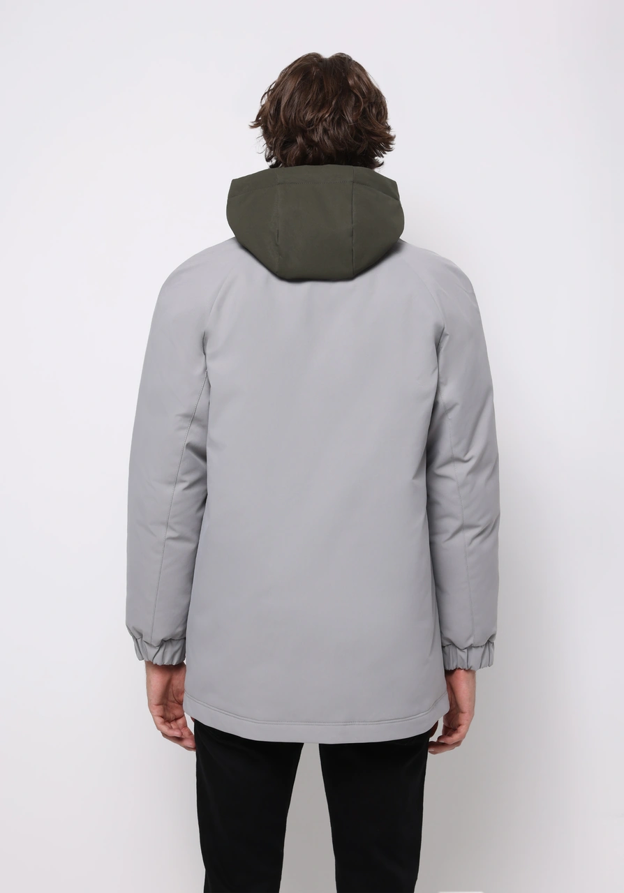 Colins Regular Fit Erkek Gri Kaban Cl1065812 Q1.v1 Lgr Açık Gri