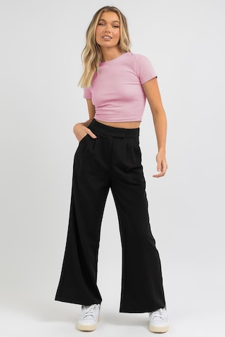 Madmext Toz Pembe Basic Crop Kadın Tişört Mg1772-toz Pembe