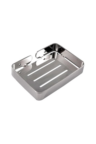 Yuntech01 Stainless Steel Duş Jeli Tutucu Duvar Tipi Su Akışlı Sabun Rakımı Gümüş Renkli Diğer