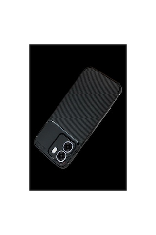 Oppo Oppo A6t 5g Auto Focus Karbon Kapak - Siyah