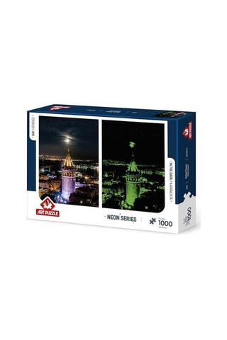 Galata Kulesi 1000 Parça Neon Puzzle