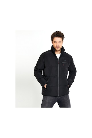 Slazenger ZOMBIE I Erkek Şişme Siyah Mont & Kaban