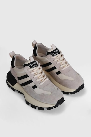 Lufian Lufıan Tatum Ekru Deri Kadın Sneaker 001