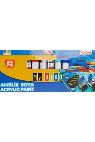 Mydido Akrilik Boya 12x9 Ml Tüp Genel