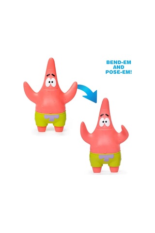 Nickelodeon Spongebob Squarepants Flexfigs Sünger Bob Patrick Esnek Hareketli Figür - 10 Cm Sünger Bob