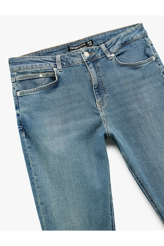Koton Pamuklu Normal Bel Super Skinny Fit Jean Pantolon - Justin Jean Orta İndigo 6wam40027nd İndigo