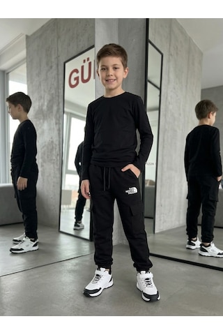 Güneş Kids Erkek Çocuk Eşofman Altı Siyah
