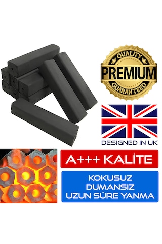 Briket Mangal Kömürü 10 Kg Tozsuz Dumansız Premium A+++ Kalite